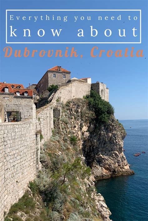 what to know about Dubrovnik